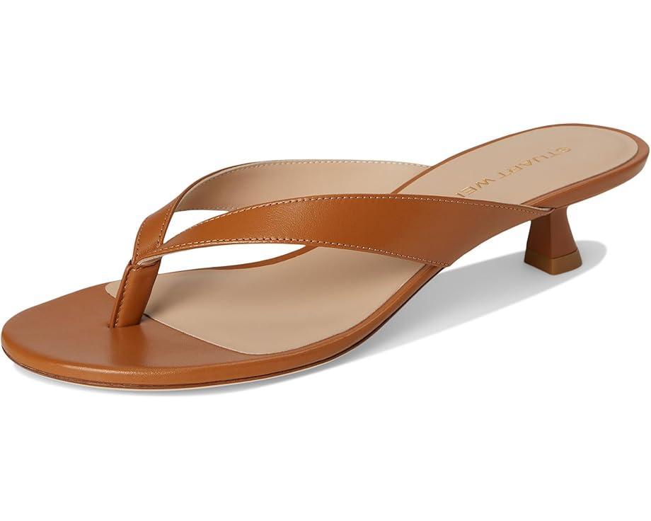 Carolina Metallic Leather Kitten Heel Sandal Product Image
