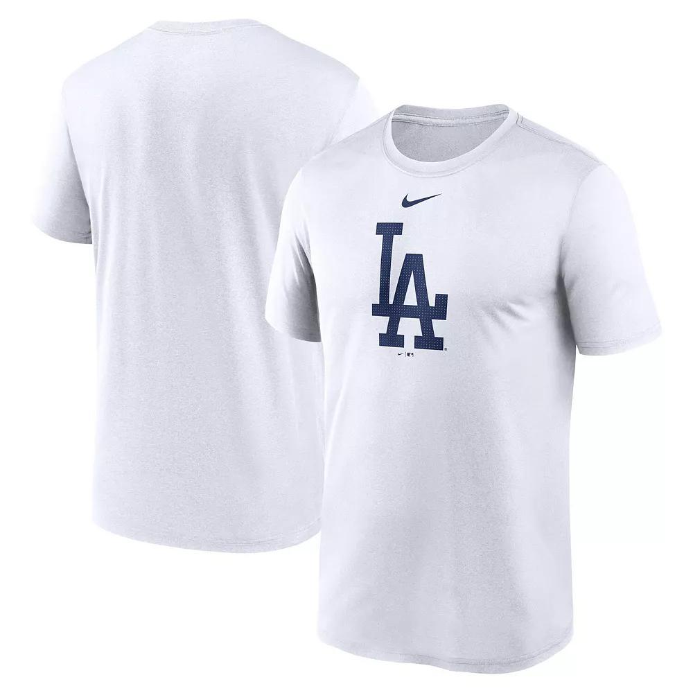 Men's Nike  White Los Angeles Dodgers Legend Fuse Large Logo Performance T-Shirt, Size: 2XL Product Image