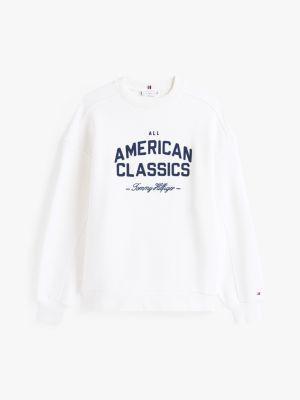 Embroidered Logo Varsity Sweatshirt Product Image