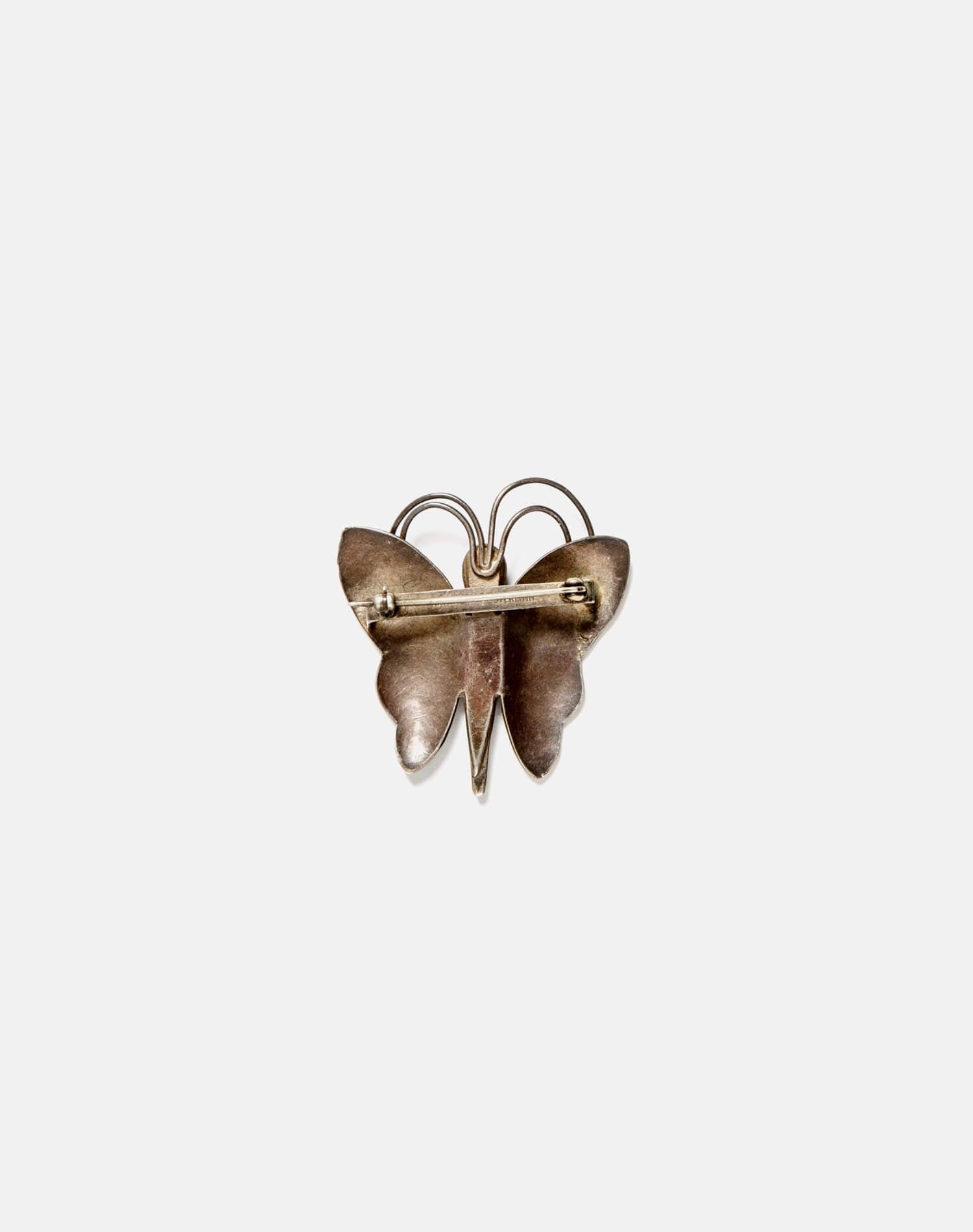 70s Sterling Navajo Butterfly Pin Product Image