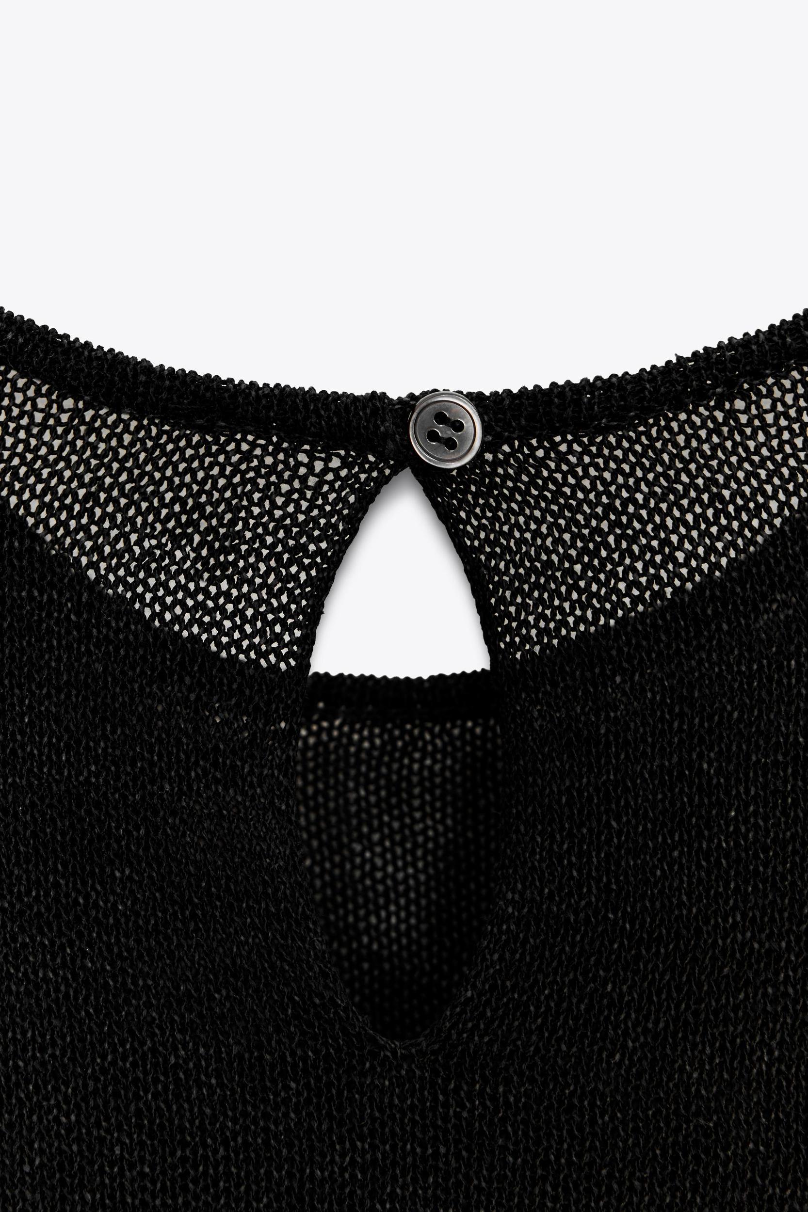 POINTELLE KNIT SIDE TOP Product Image