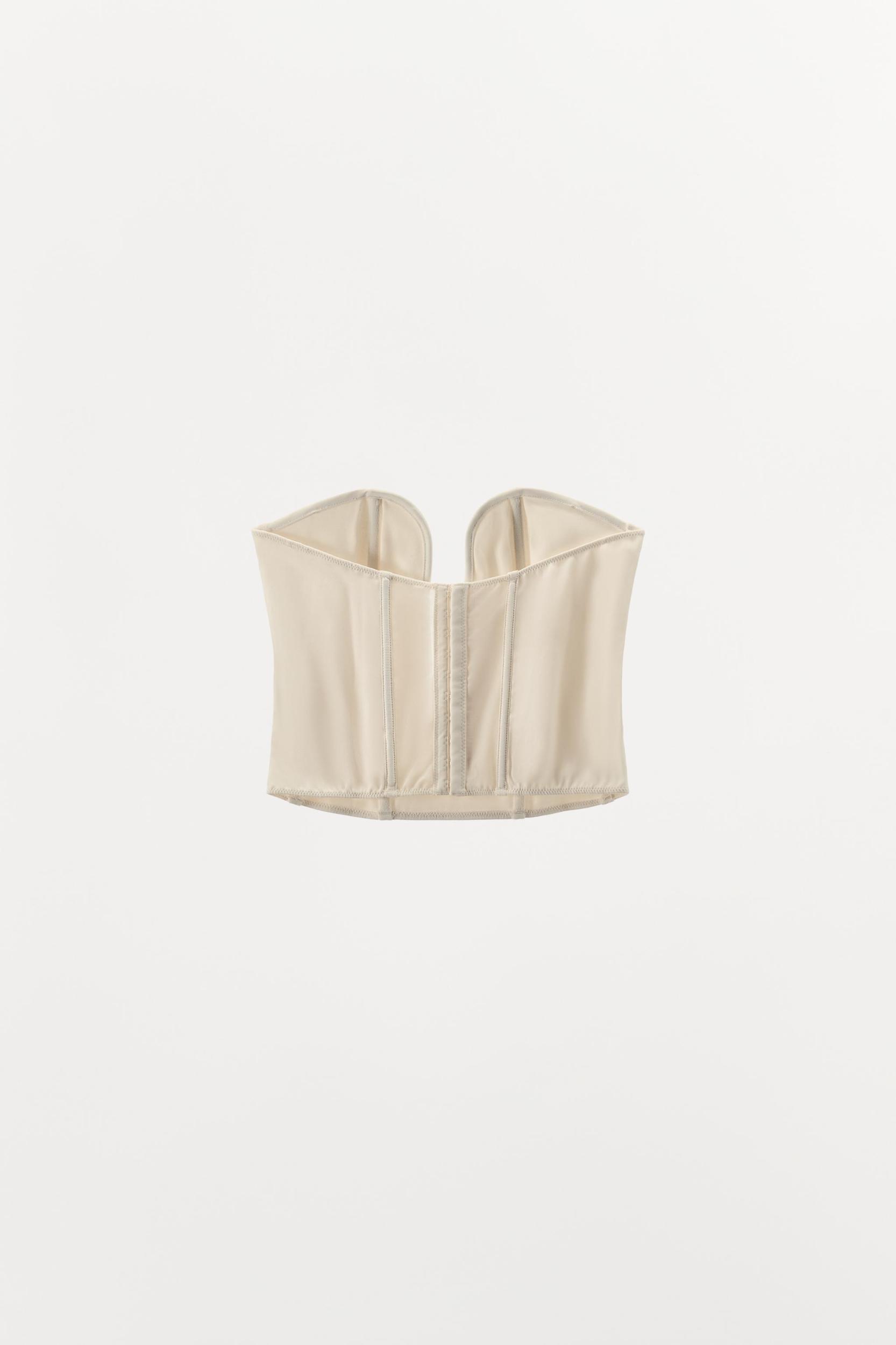 VISCOSE CORSET WITH METAL PIECE Product Image