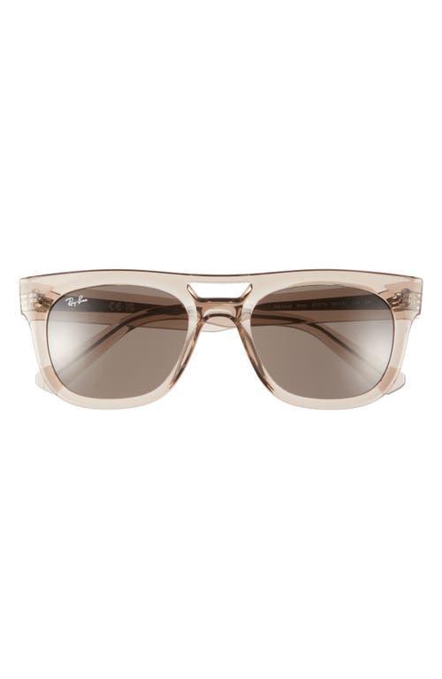 Men's Ray-Ban RB3736 56mm Irregular Mirror Sunglasses, Silver Product Image
