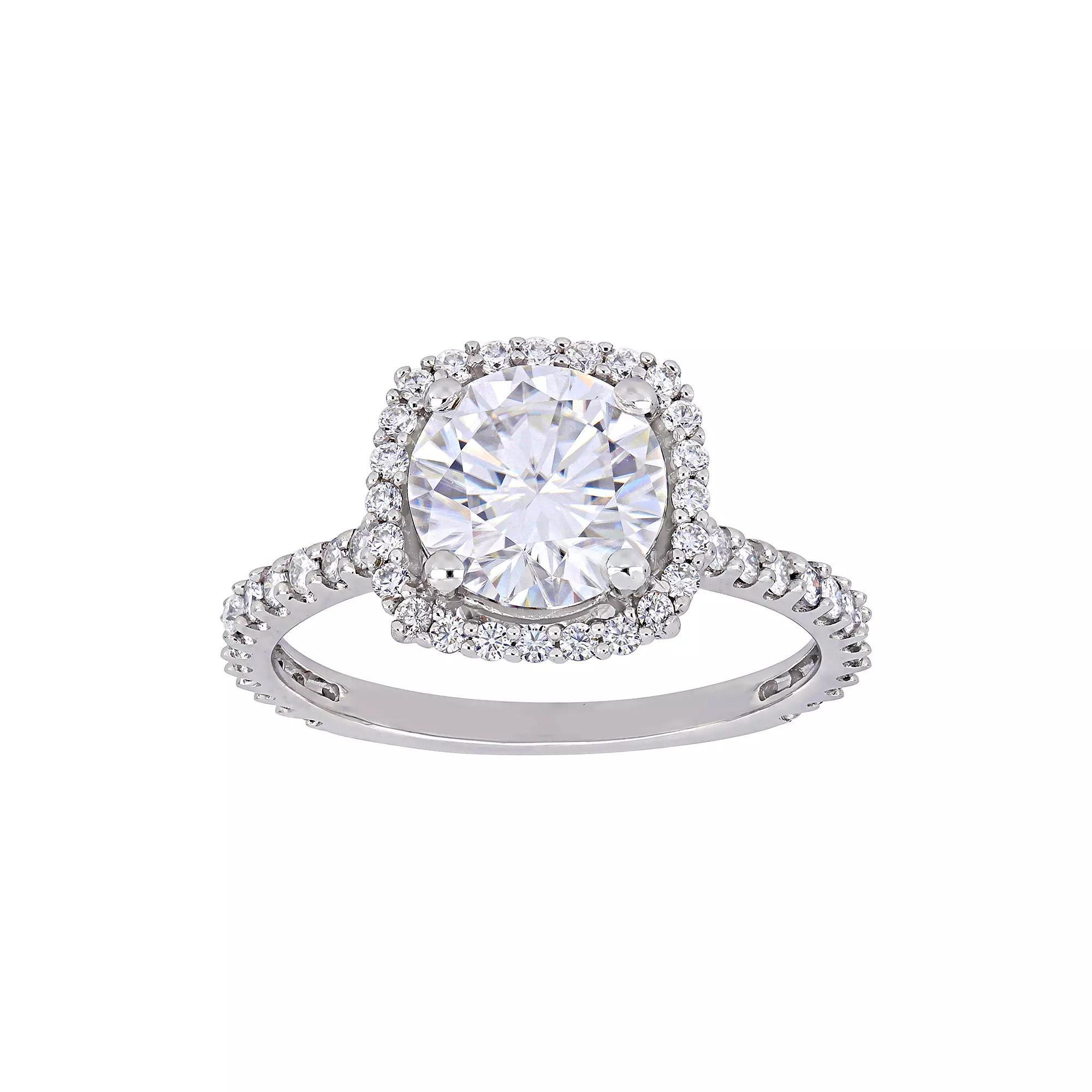 Stella Grace 10k Rose Gold Lab Created Moissanite Engagement Ring, Women's, Size: 9, 10k White Gold Product Image