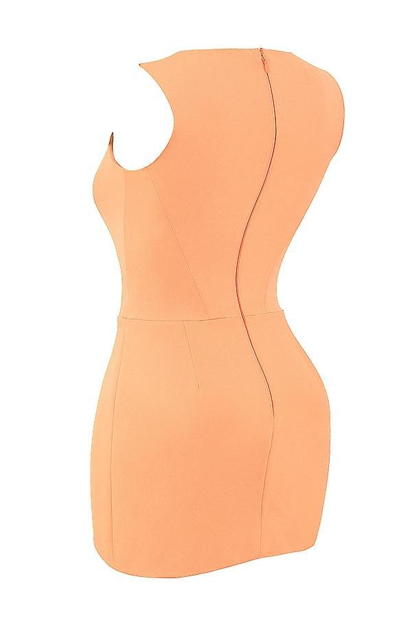 Enya  apricot corset mini dress Product Image