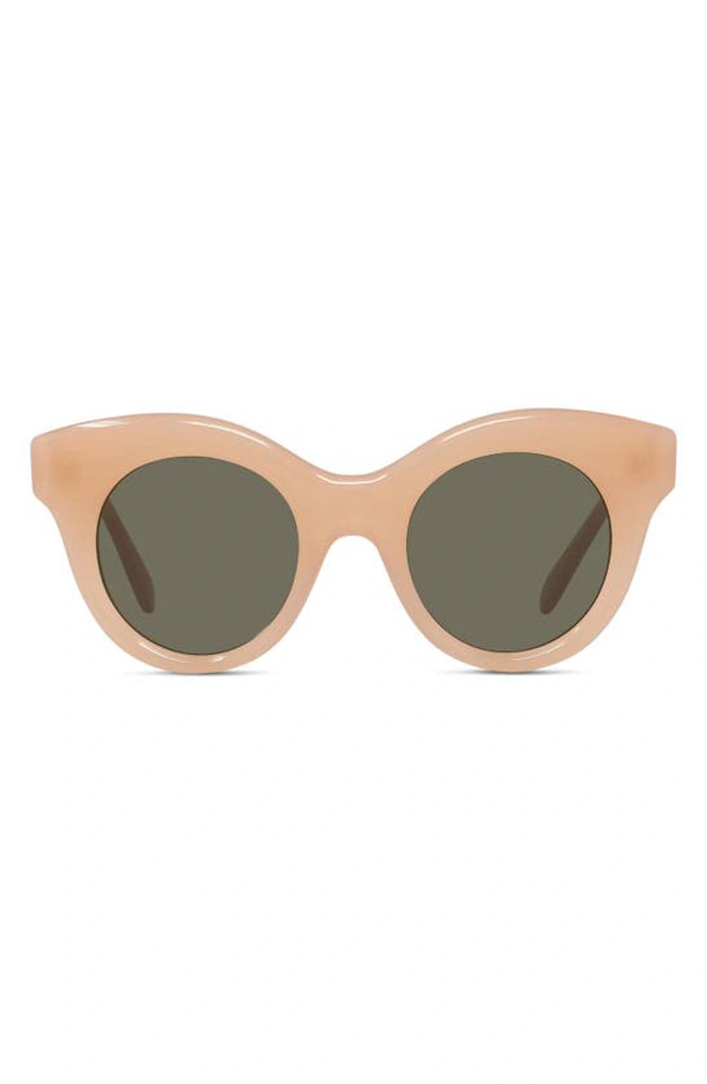 Womens Curvy 49MM Round Sunglasses Product Image