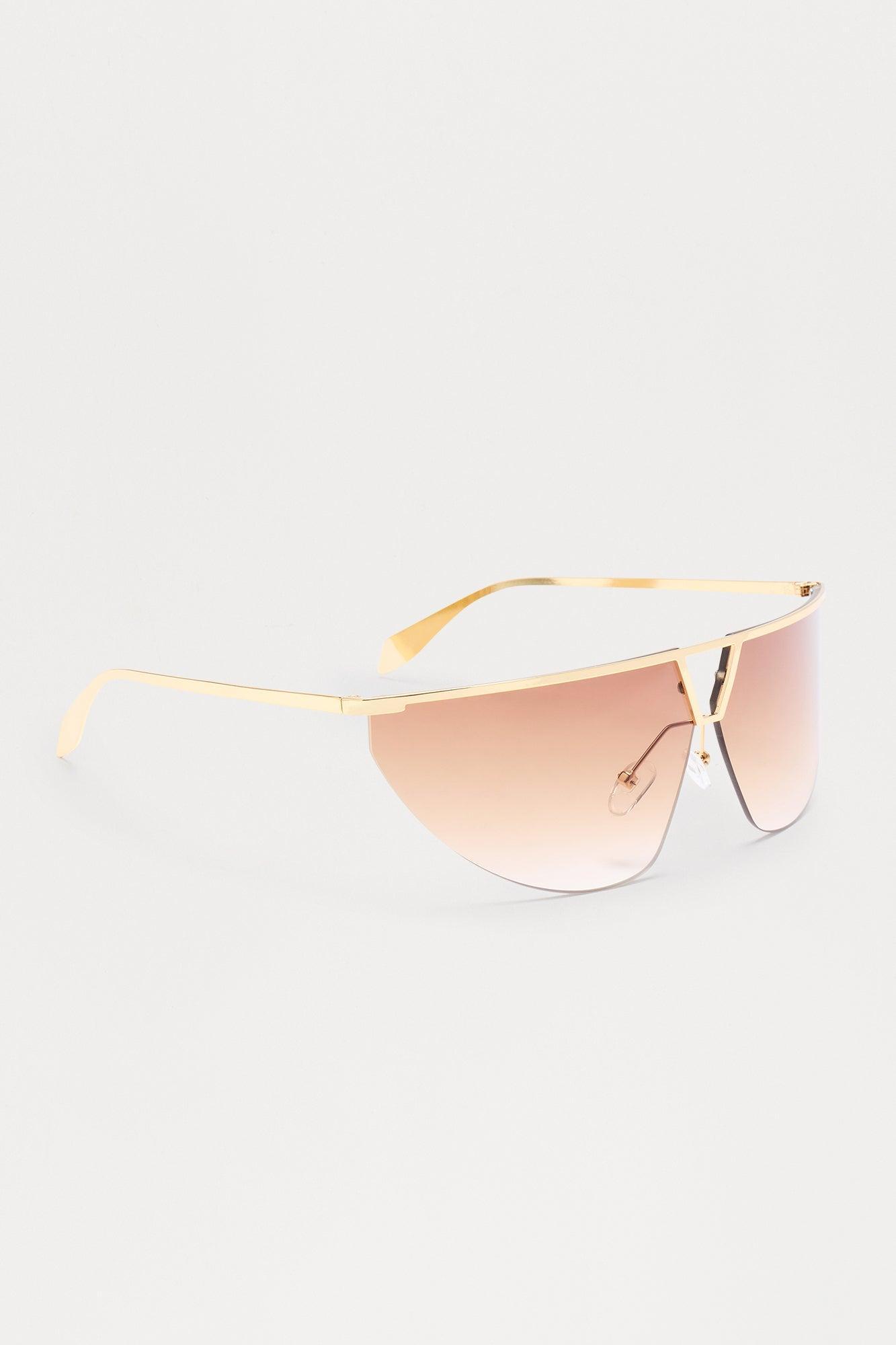 Till Golden Hour Sunglasses - Gold Female Product Image