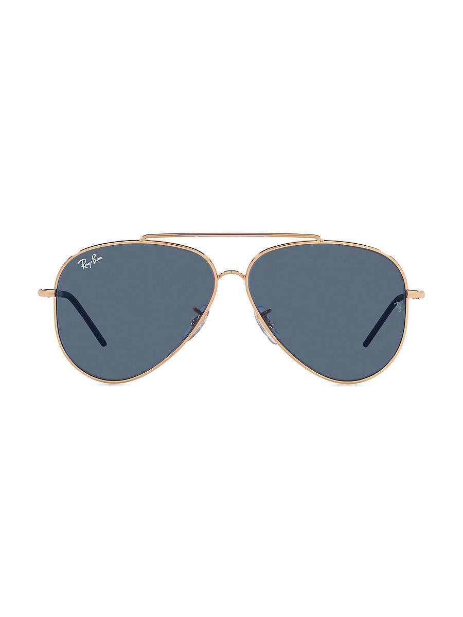 Mens RBR0101S 59MM Reverse Aviator Sunglasses Product Image