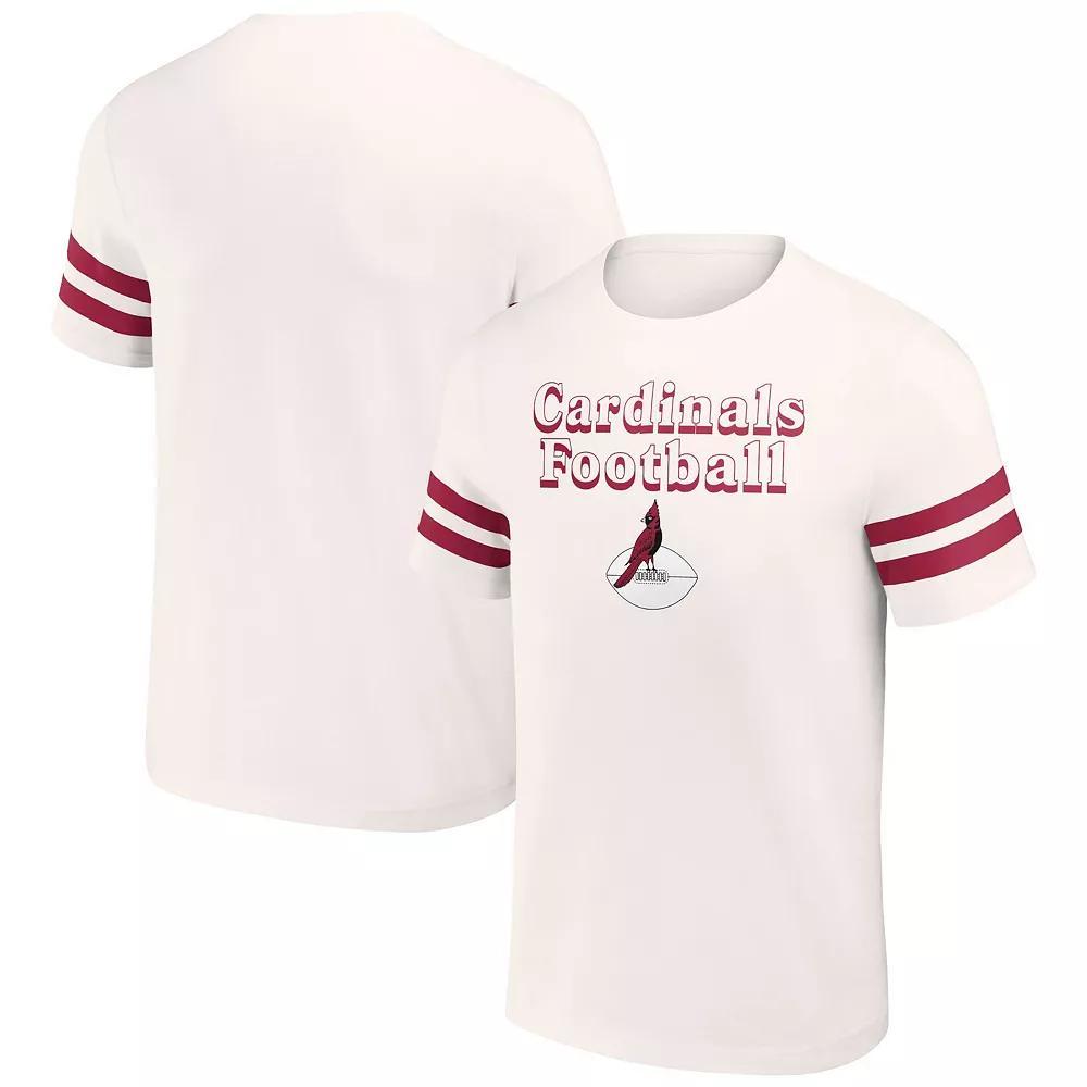 Men's NFL x Darius Rucker Collection by Fanatics Cream Arizona Cardinals Vintage T-Shirt, Size: XL, Beige Product Image