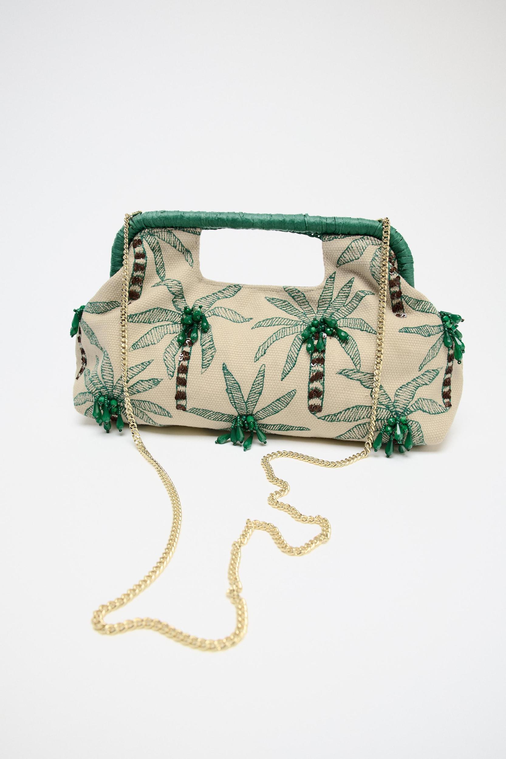 BEADED DETAIL CLUTCH Product Image