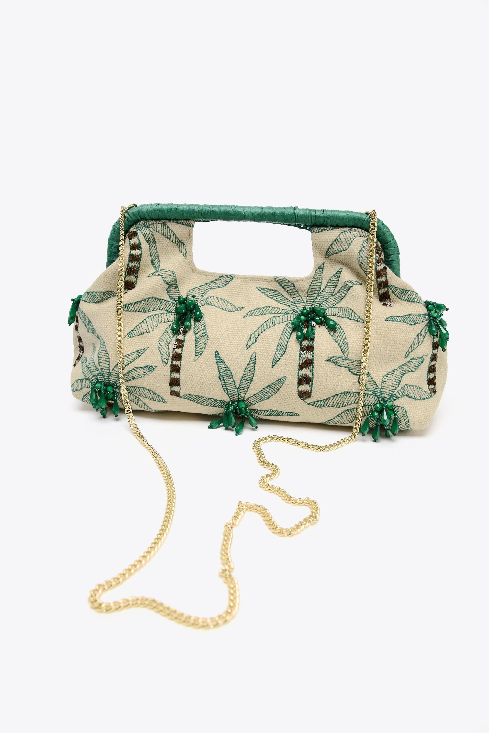 BEADED DETAIL CLUTCH Product Image