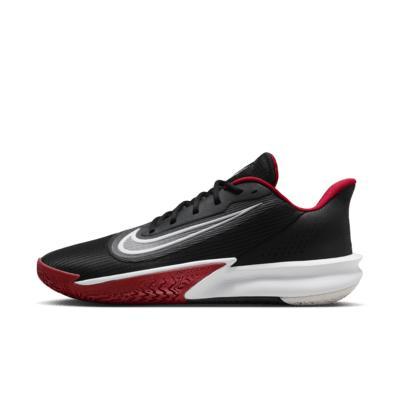 Nike Precision 7 Red White Black Men's Basketball Shoes, Size: 10.5, Black White Red Product Image