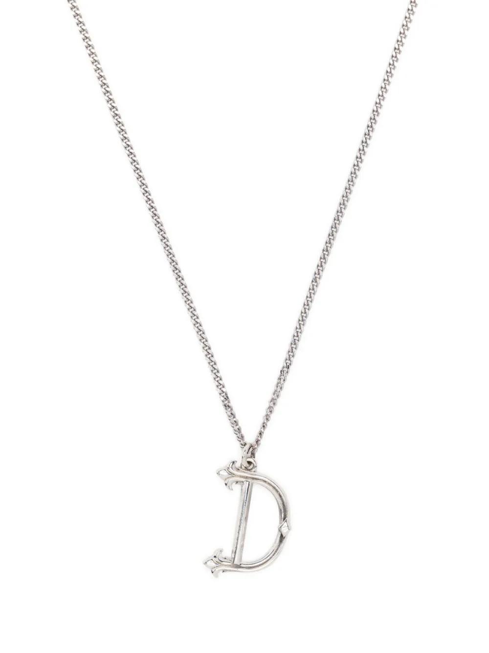 EMANUELE BICOCCHI Initial-pendant Sterling Silver Necklace Product Image