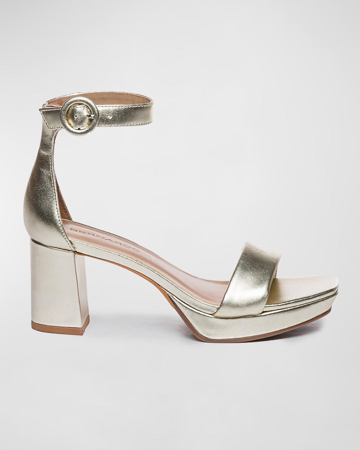 Womens Carla Leather Platform Sandals Product Image