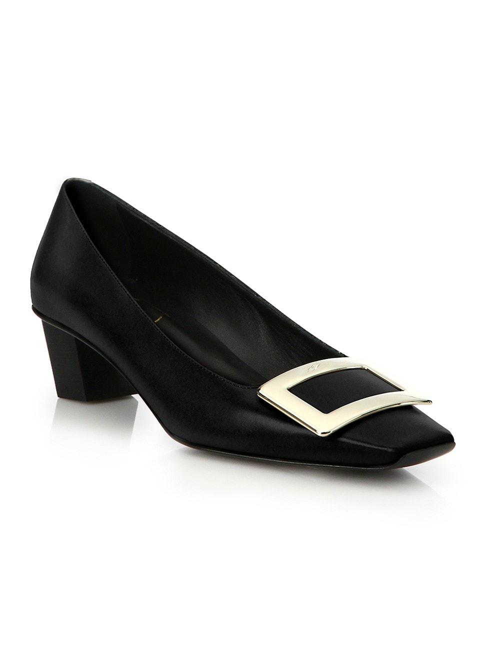 Womens Belle Vivier Leather Pumps Product Image