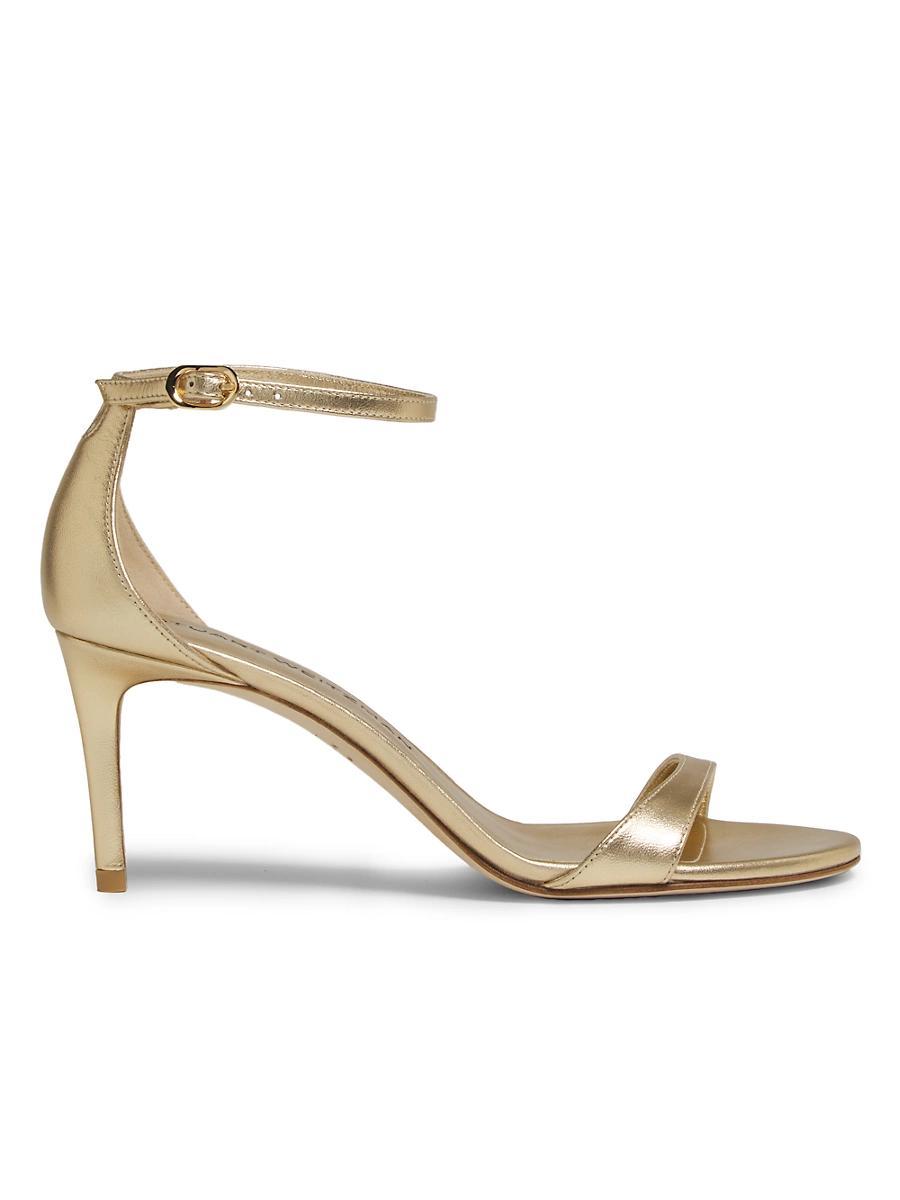 Womens Nudist II 75MM Metallic Leather Sandals Product Image