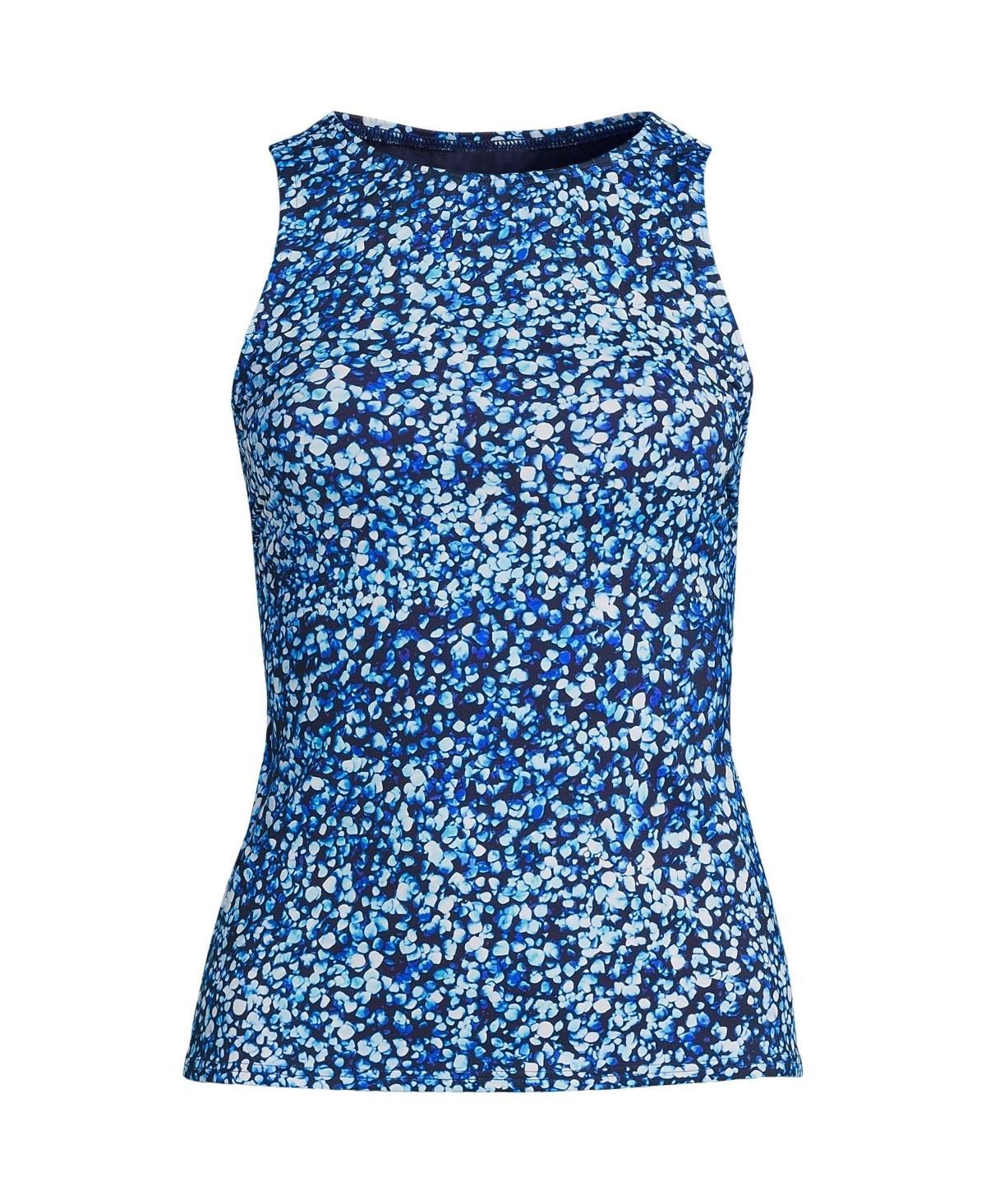 Plus Size Lands' End DDD-Cup Chlorine Resistant UPF 50 Tankini Top, Women's, Size: 20W Ddd, Deep  Blue Product Image