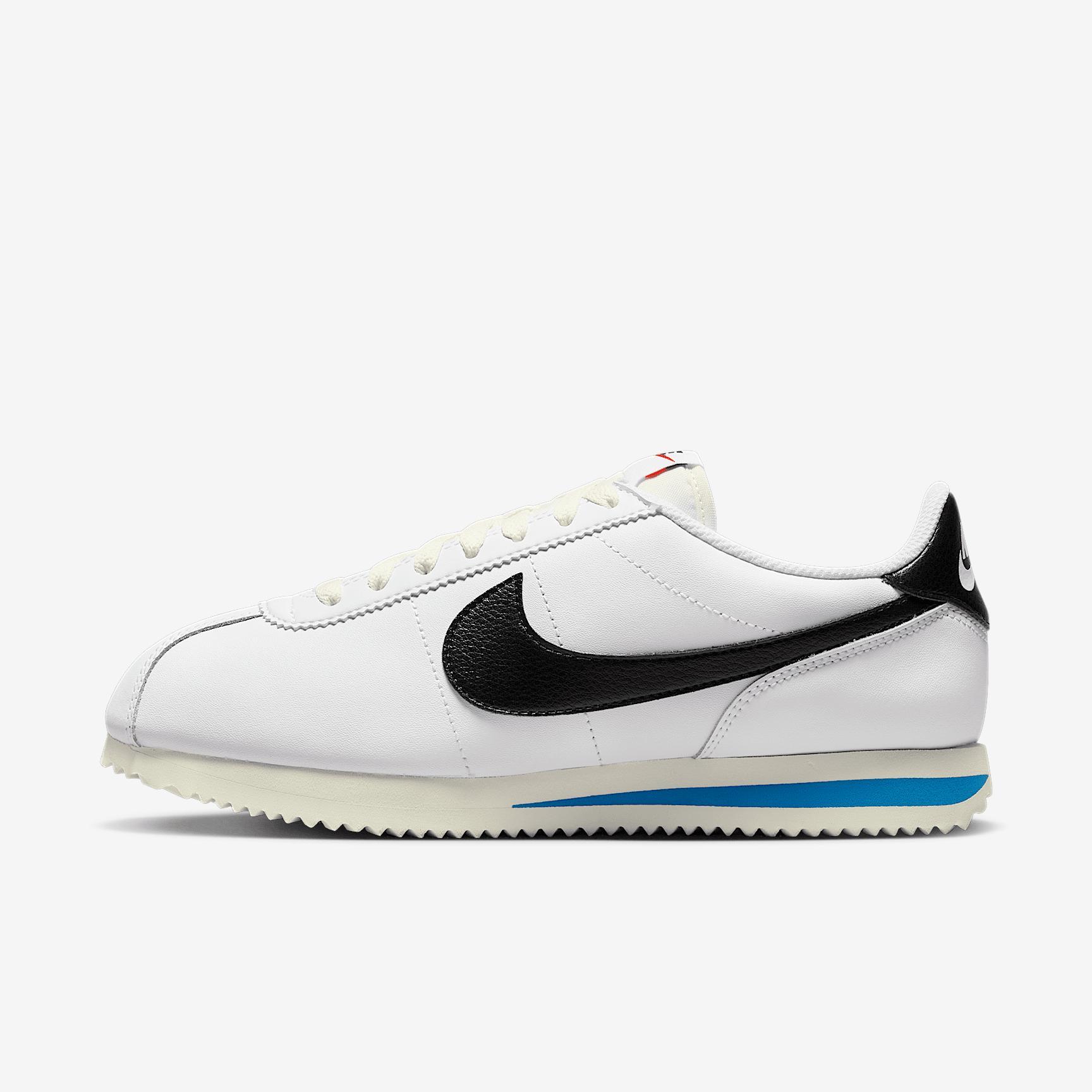 Nike Womens Cortez Leather Shoes | DN1791-100 Product Image