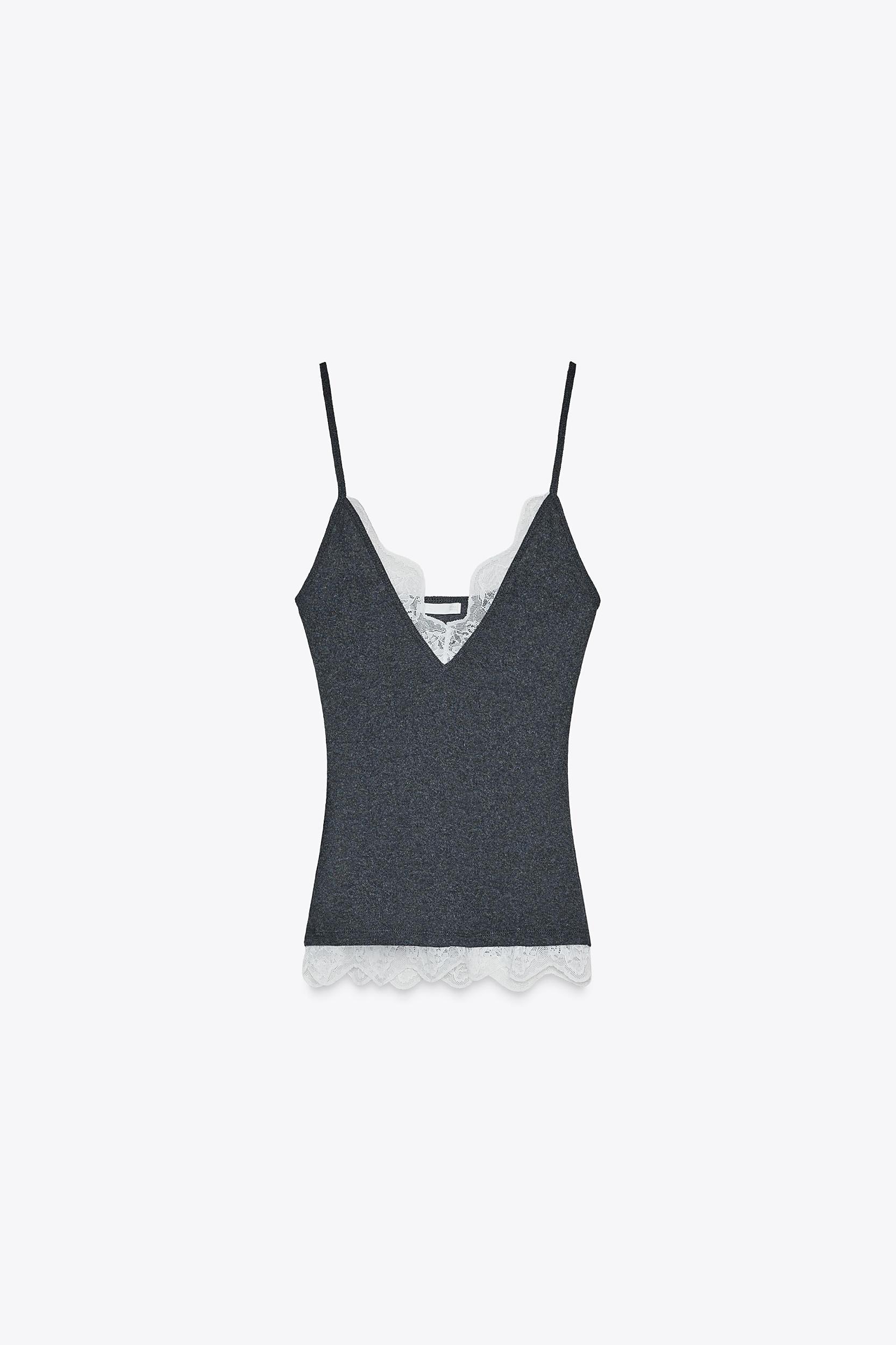 LACE STRAPPY TOP Product Image