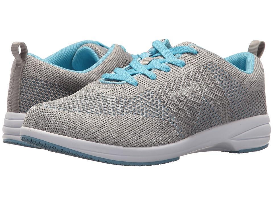 Propet Washable Walker Evolution (Grey/Pink) Women's Shoes Product Image