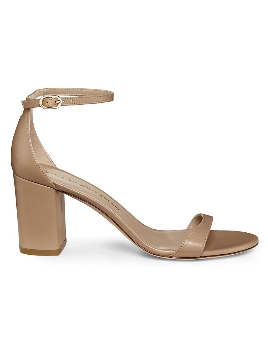 Stuart Weitzman Womens Nudist Block 75 Sandals Product Image