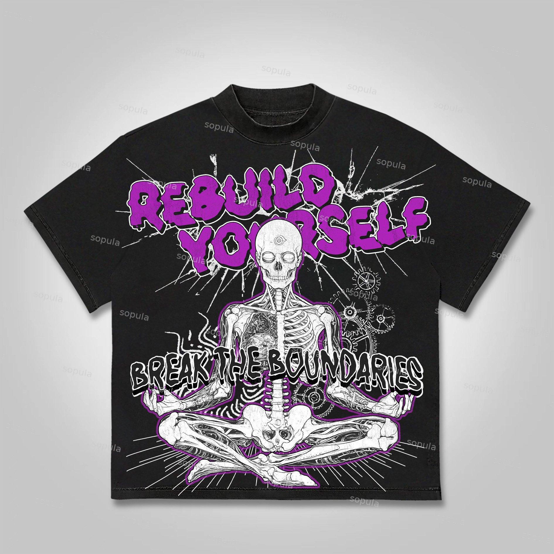 Sopula Inner Peace Meditation Cotton T-Shirt Product Image