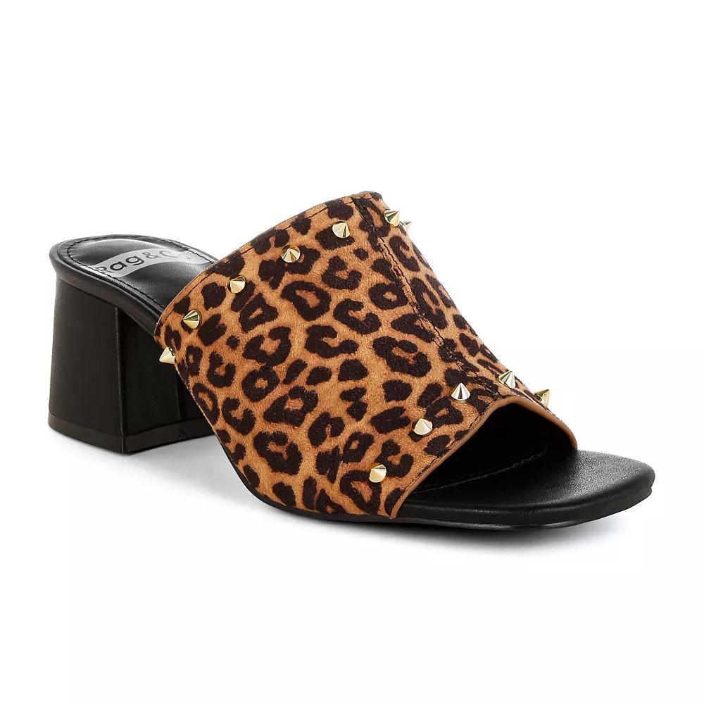 Rag & Co Edama Women's Sandals, Size: 8.5, Leopard Product Image