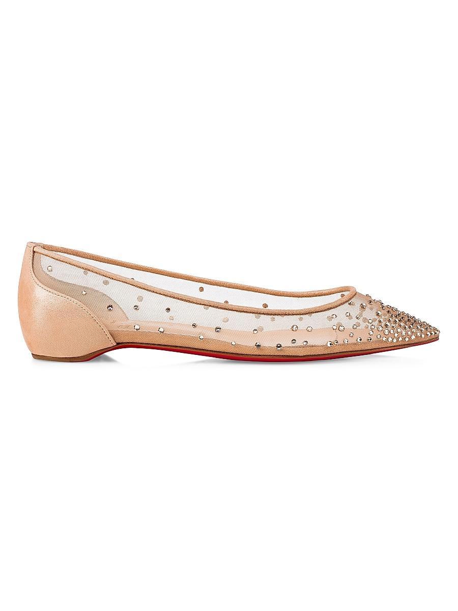 Womens Follies Strass Ballerina Flats Product Image