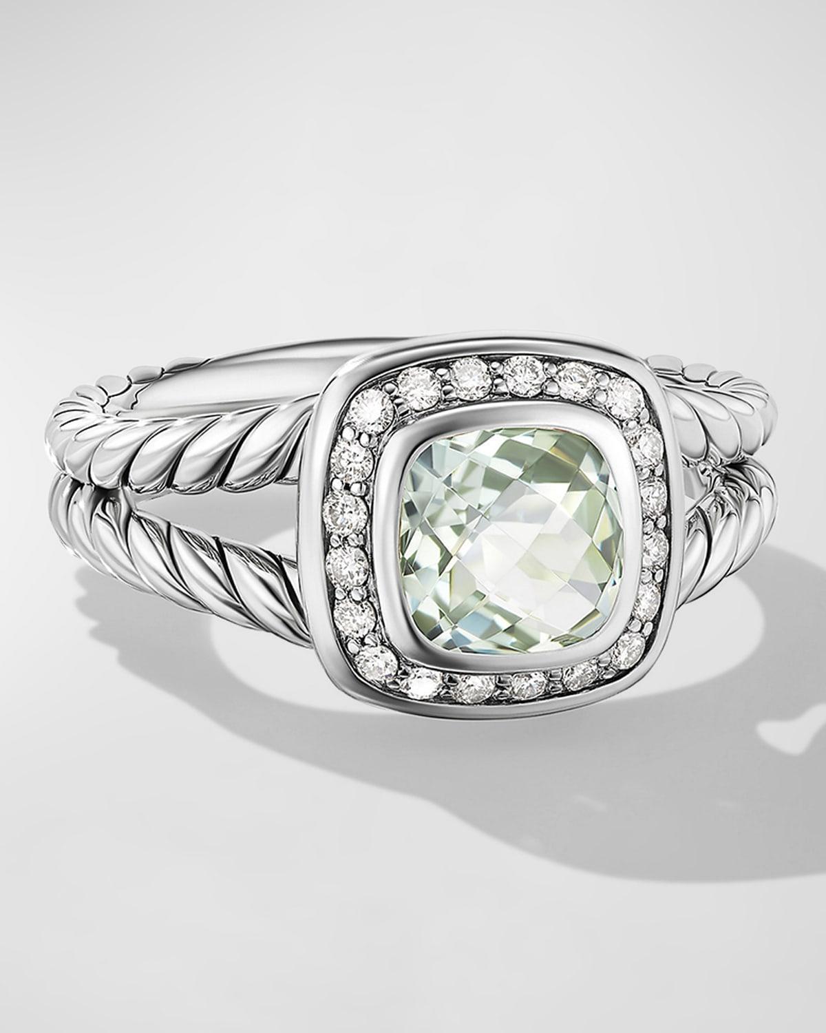 David Yurman Petite Albion Ring with White Topaz & Diamonds Product Image