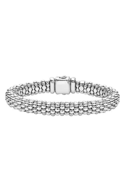 Lagos Sterling Silver Caviar Oval Rope Bracelet Product Image