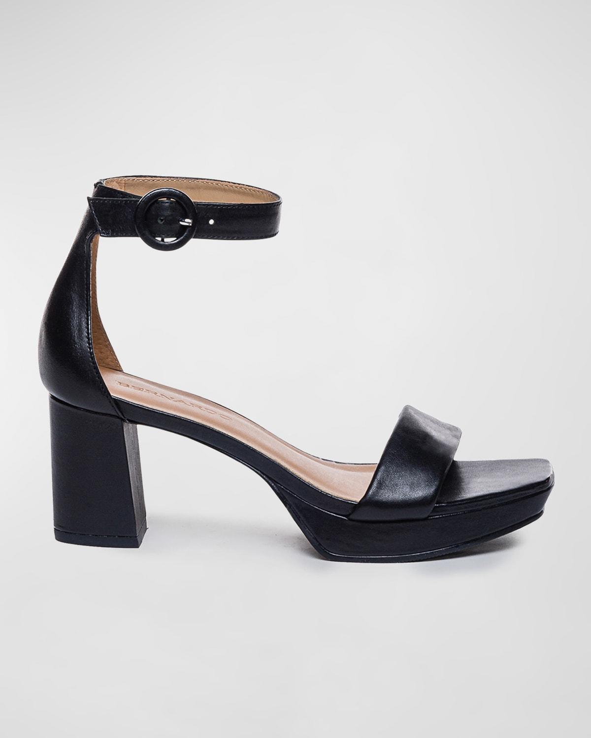Womens Carla Leather Platform Sandals Product Image