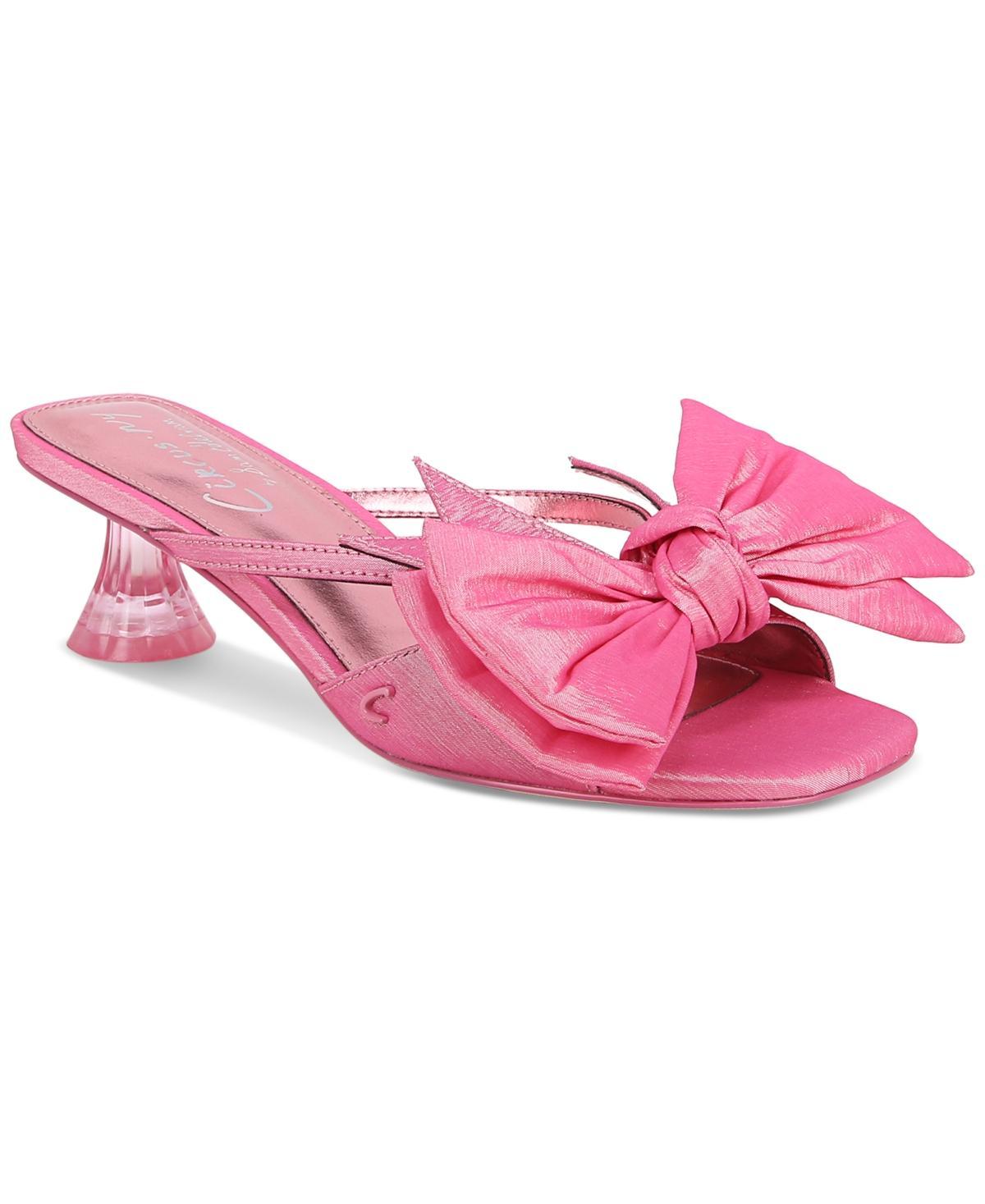 Circus NY by Sam Edelman Natalina Fabric Butterfly Bow Kitten Heel Sandals Product Image