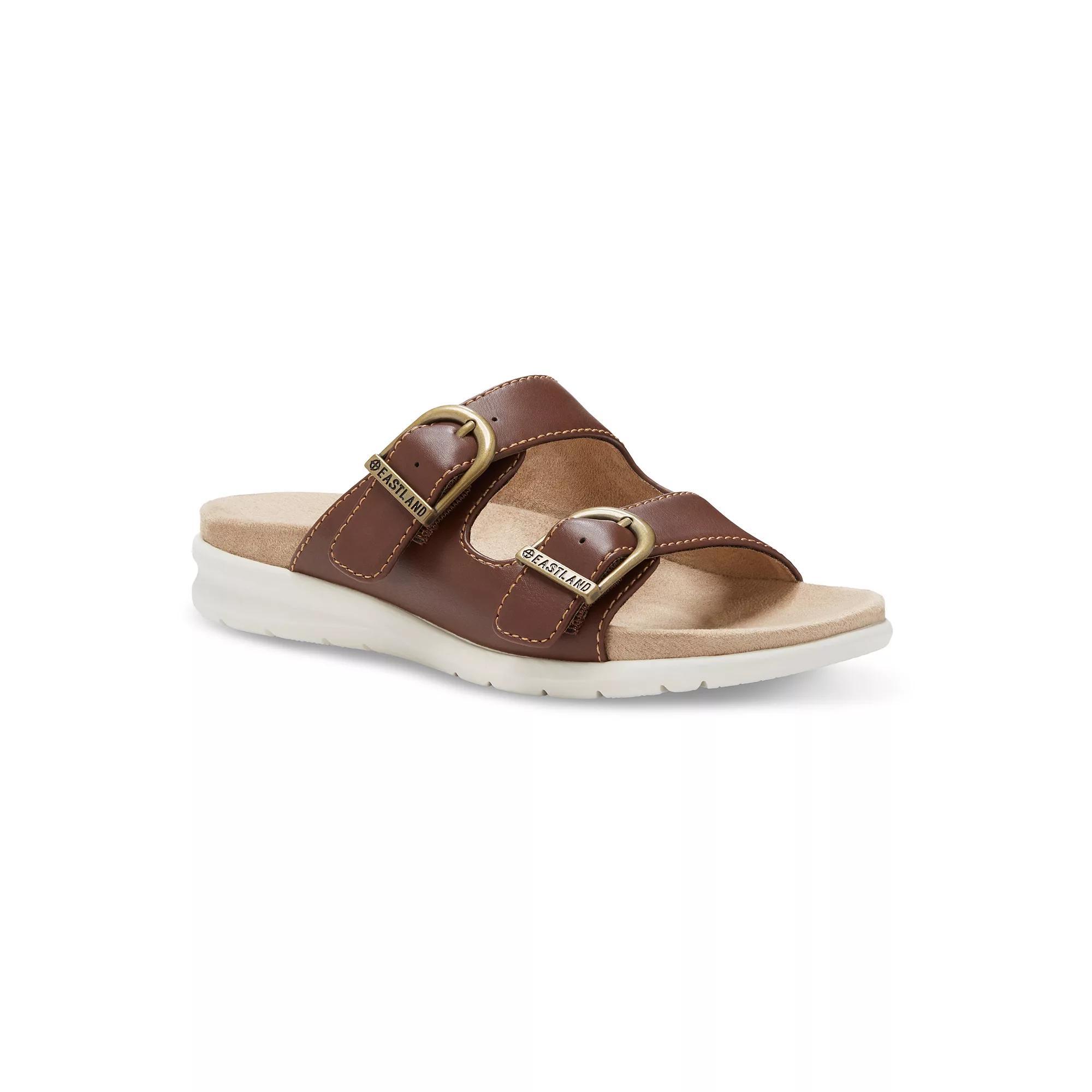 Eastland Avery Women's Slide Sandals, Size: 9, Dark Brown Product Image