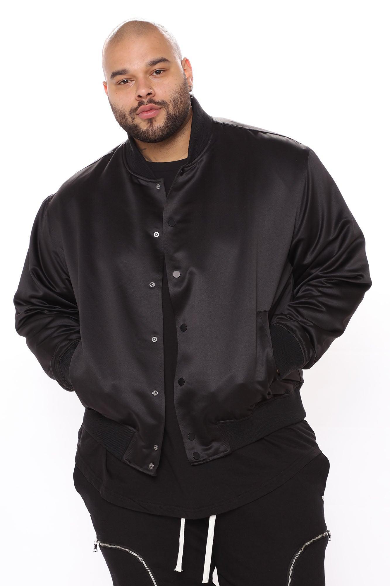 Ashton Essential Bomber Jacket - Black Product Image