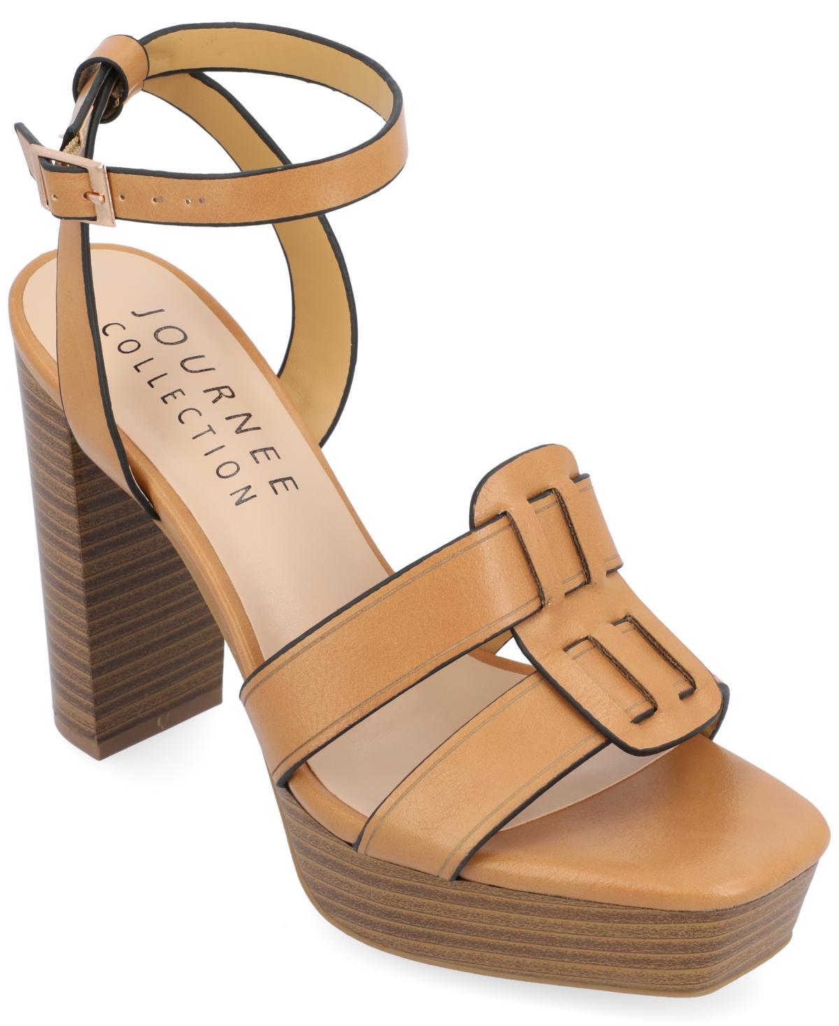 Journee Collection Womens Mandilyn Platform Sandals Product Image