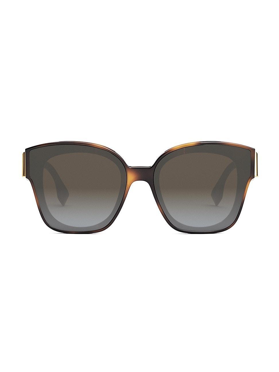 Oversized F Logo Acetate Cat-Eye Sunglasses Product Image