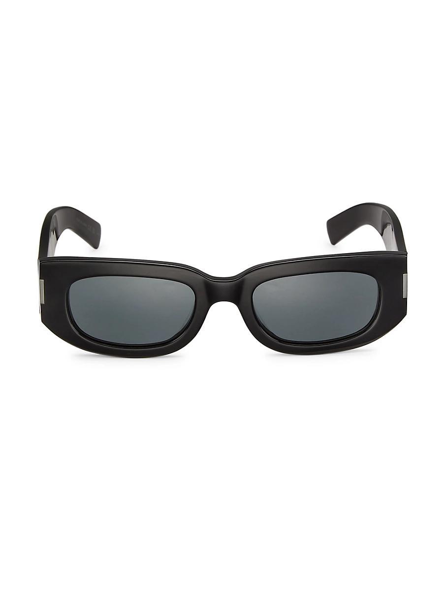 Womens Bold Corner Angle 51MM Oval Acetate Sunglasses Product Image