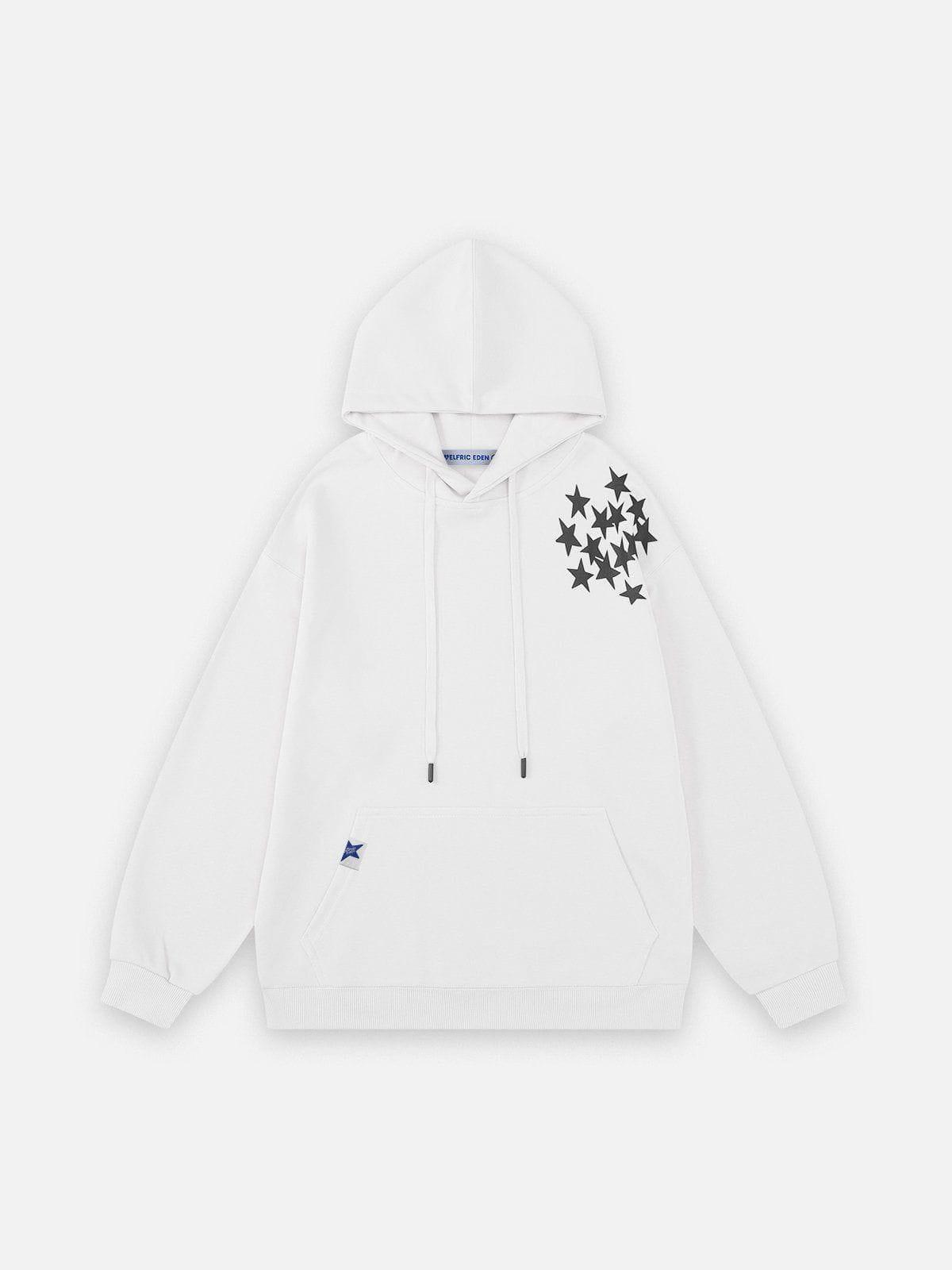 Aelfric Eden Multi Star Print Hoodie Product Image