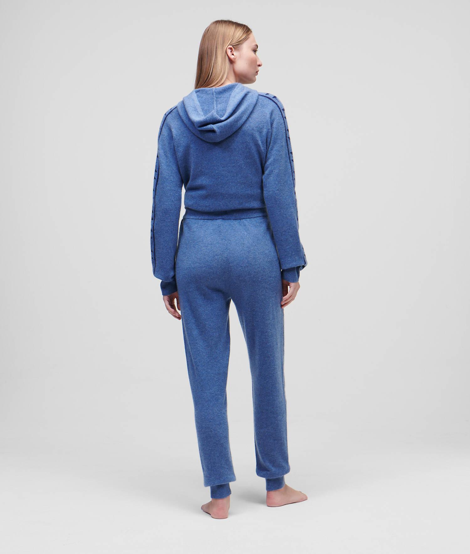 CASHMERE KL MONOGRAM JACQUARD SWEATPANTS Product Image
