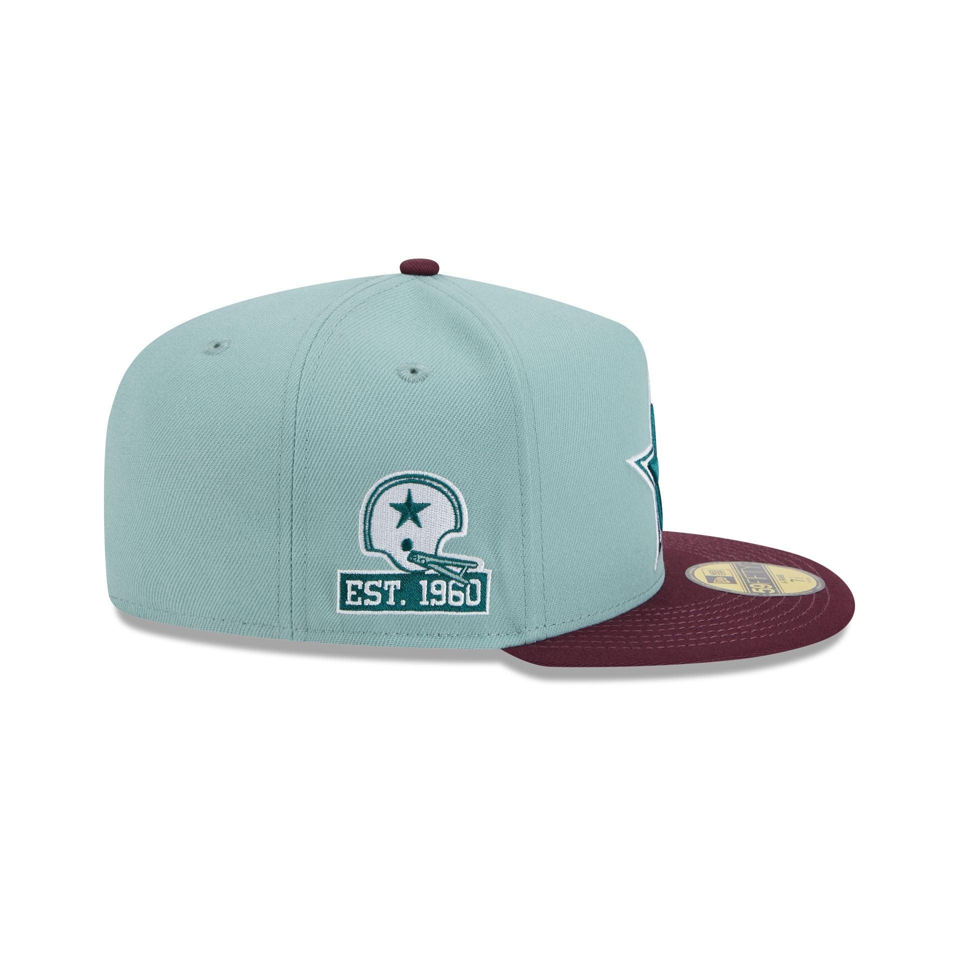 Dallas Cowboys Beach Kiss Blue 59FIFTY A-Frame Fitted Hat Male Product Image