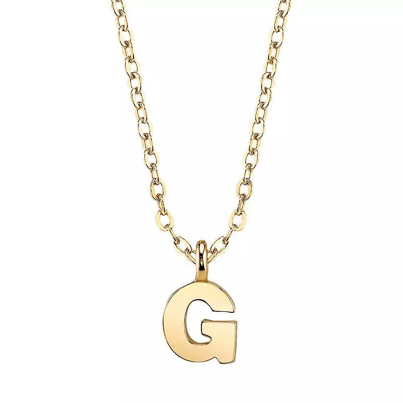 1928 Initial Pendant Necklace, Womens Product Image