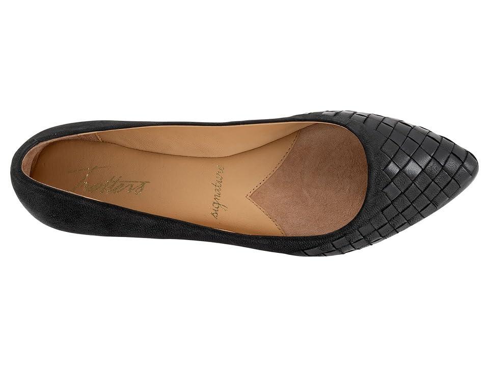 Trotters Estee Woven Nubuck Suede Flats Product Image