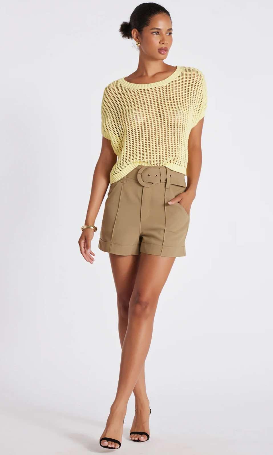 Bishop + Young Astrid Belted Short Product Image
