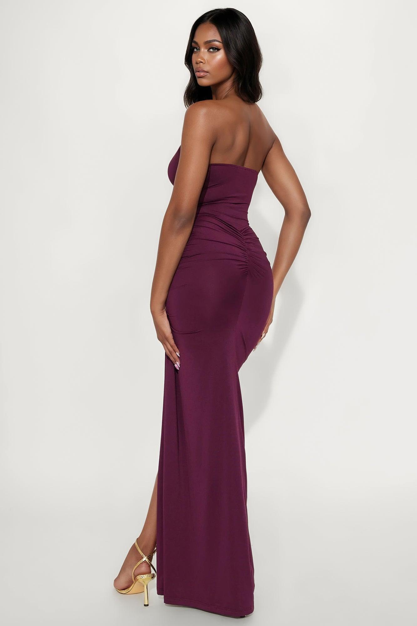 Maxed Out Skirt Set - Burgundy Product Image