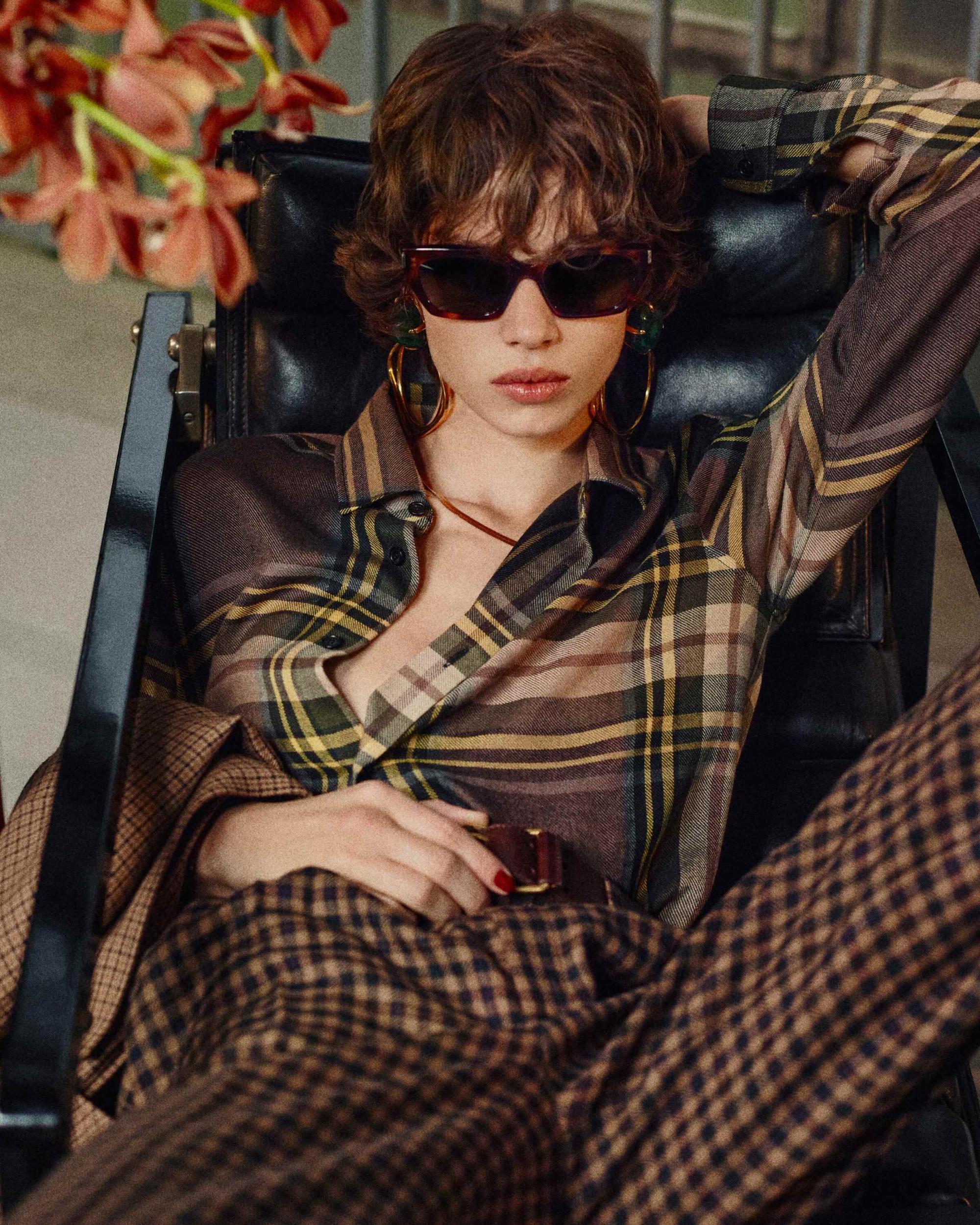CASSANDRE shirt in tartan Product Image