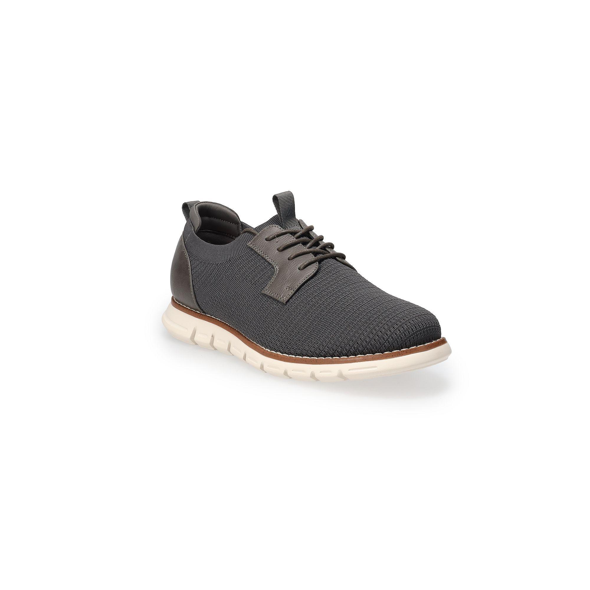 Nautica Men's Meer Knit Oxford Shoes, Size: 7.5, Grey Product Image