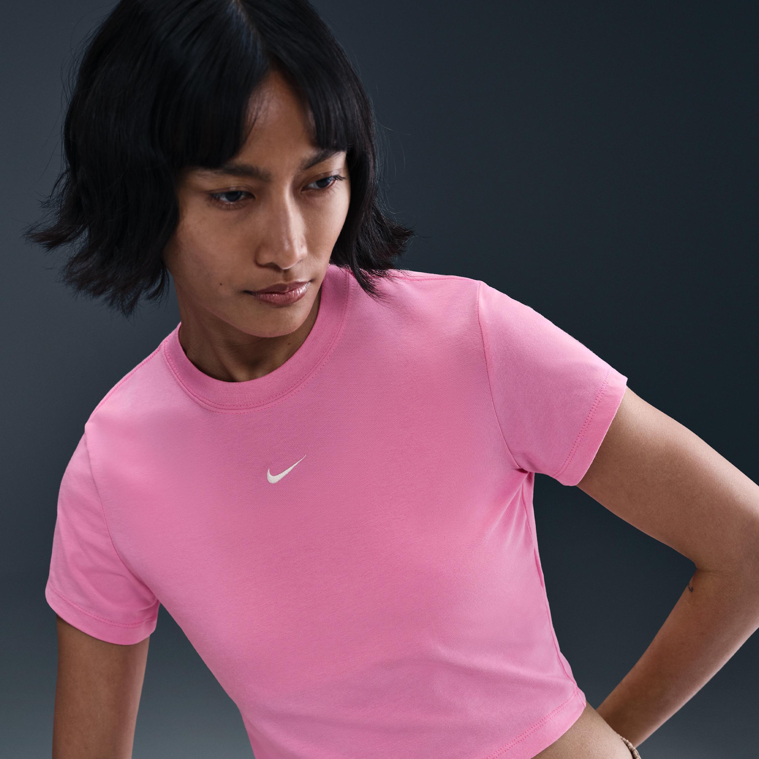 Women's Nike Sportswear Chill Knit Cropped T-Shirt Product Image