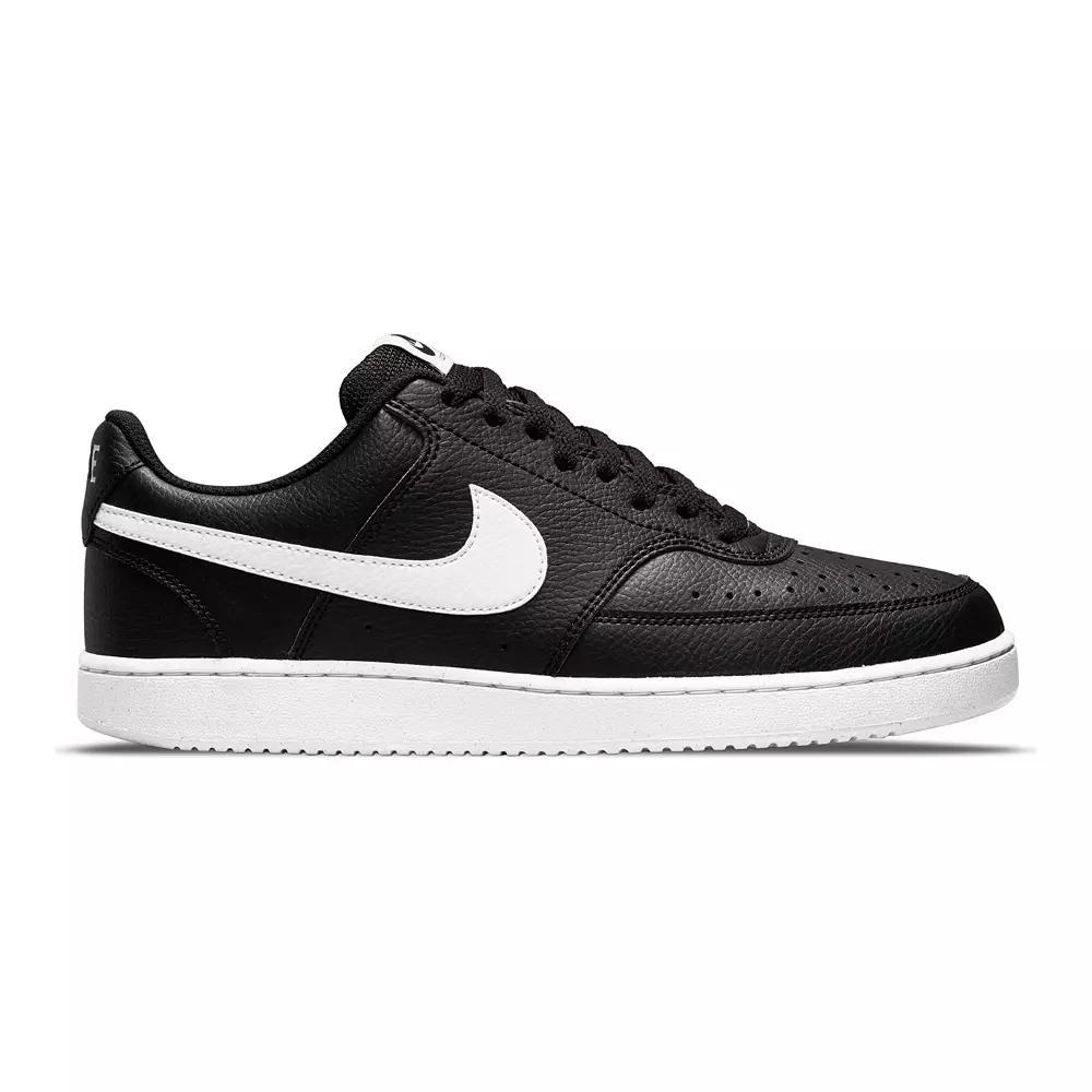 Nike Court Vision Next Nature Men's Low-Top Shoes, Size: 11.5, Black White Black Product Image