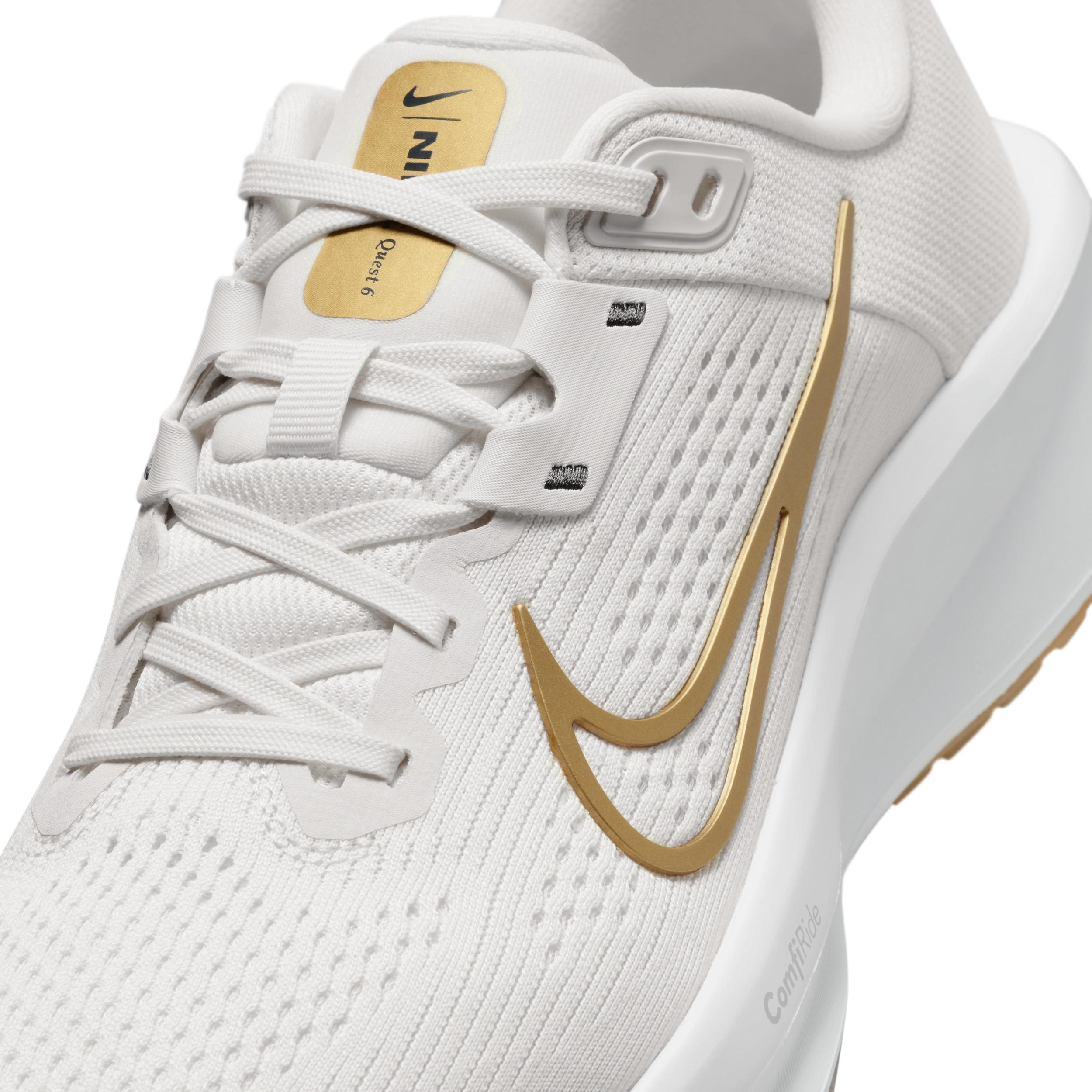 Nike Quest 6 Women's Running Shoes, Size: 7, Phantom Grey Gold Product Image