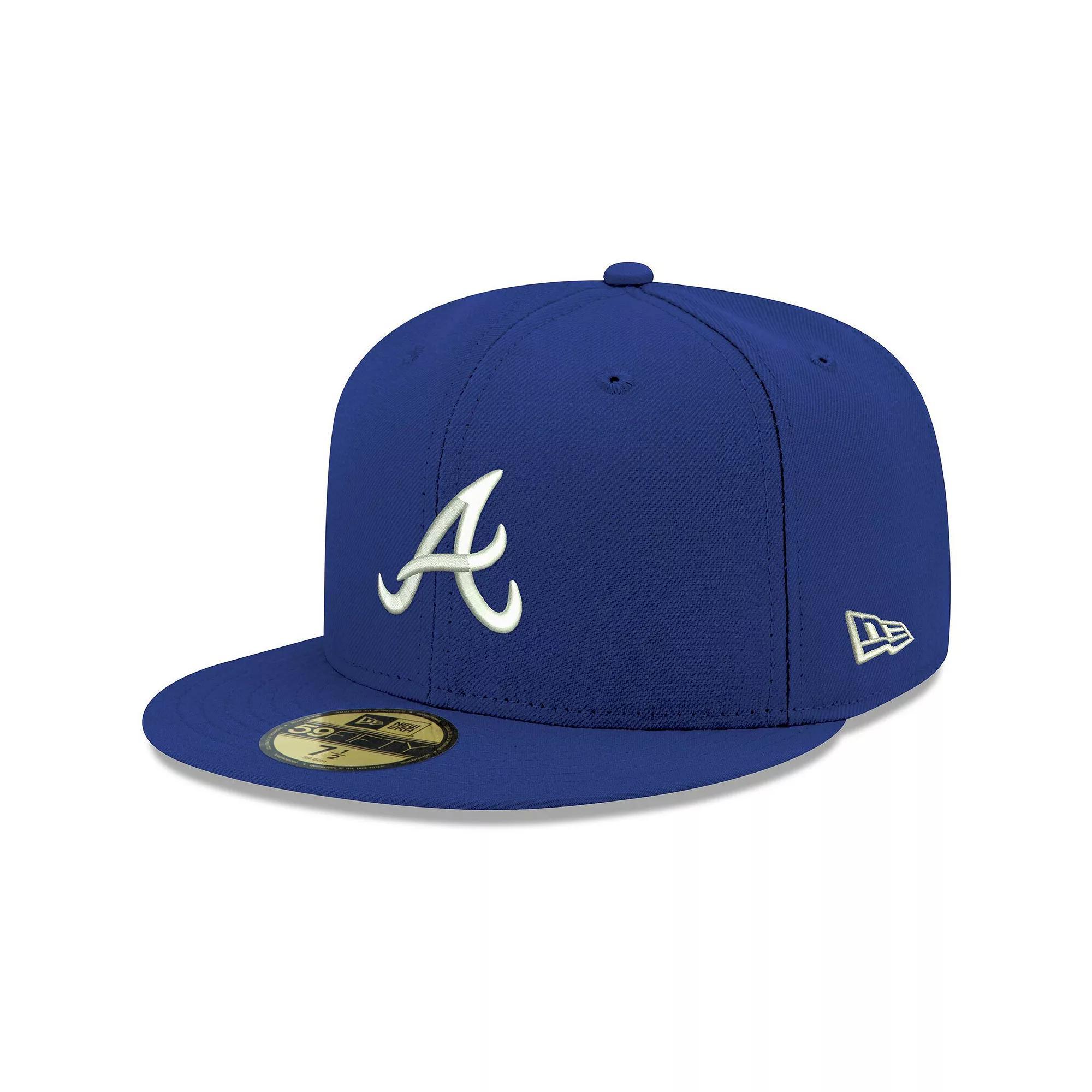 Men's New Era Royal Houston Astros Logo White 59FIFTY Fitted Hat, Size: 7 7/8, Blue Product Image